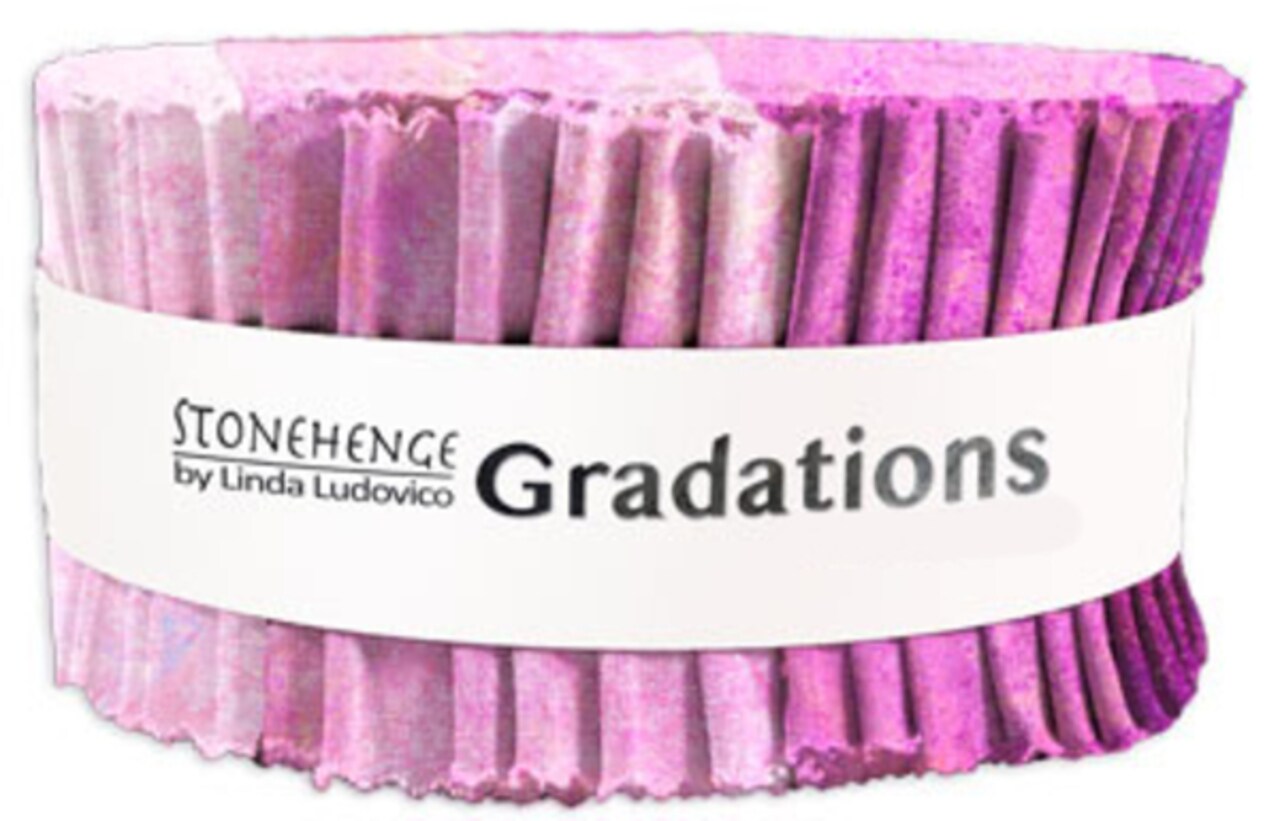 Stonehenge Gradations 2.5" Strip Roll (Jelly Roll) in Muse by Linda Ludovico for Northcott (SGRAD40-28)